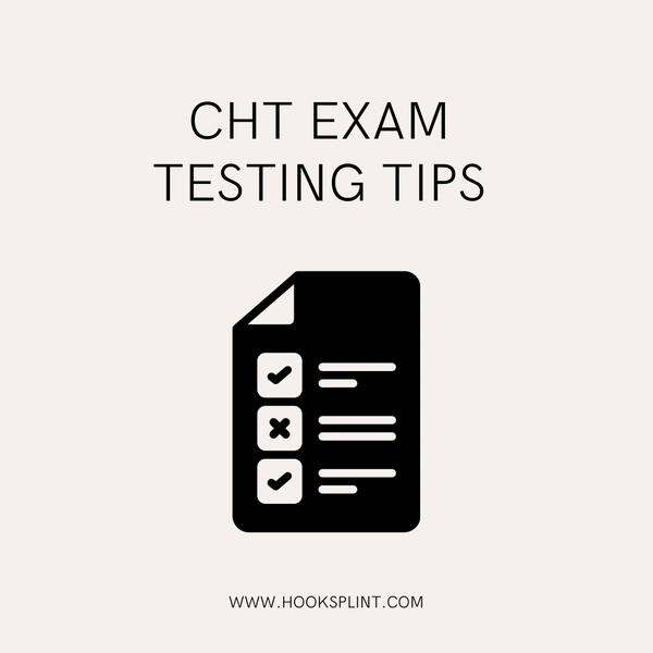 CHT Exam Studying Tips